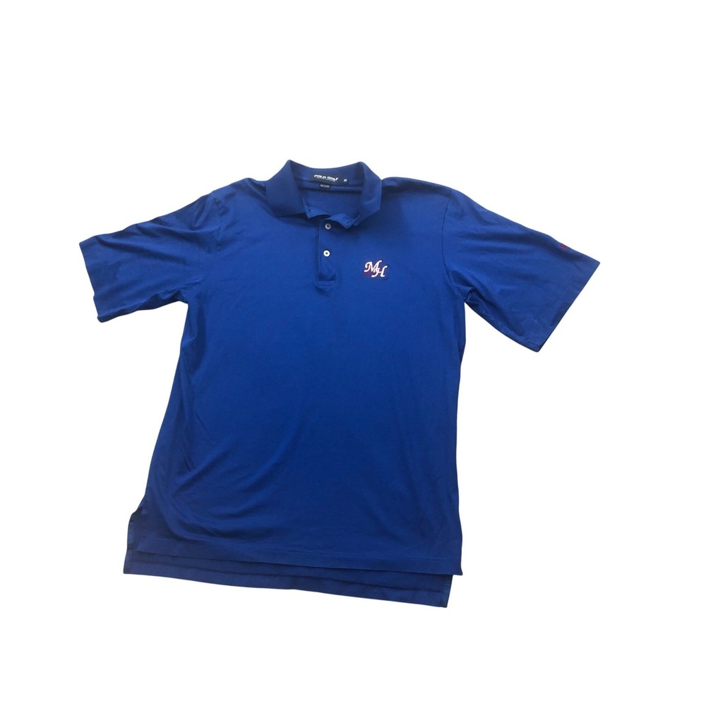 Polo Golf Ralph Lauren Blue Polo Shirt Men's Medium MH 1926 Embroidered